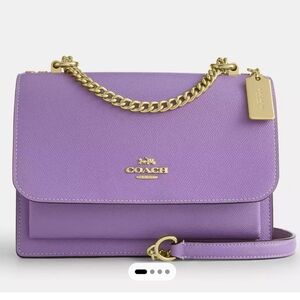 New! Coach Purple Klare Crossbody Bag